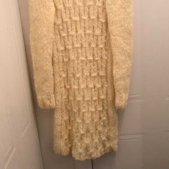 Handmade knit white sweater dress size medium ⚪️ - Picture 2 of 4